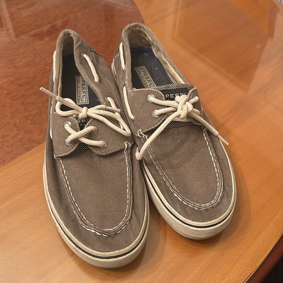 Sperry Halyard 2 eye linen shoes - Men - Picture 1 of 3